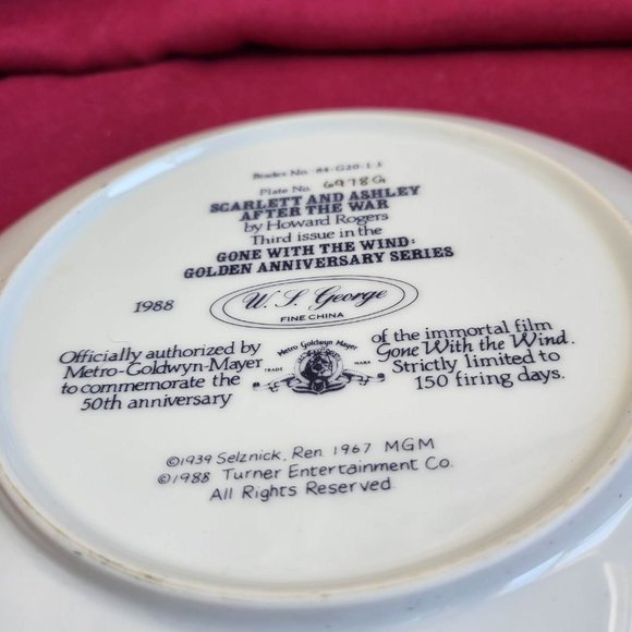 MGM 1988 Scarlett And Ashley After the War Gone with the Wind 6978G - Picture 3 of 5